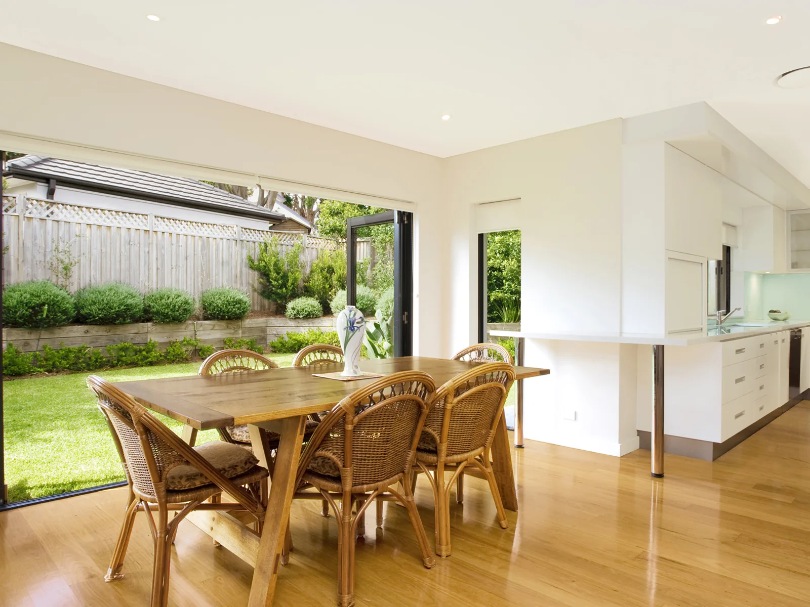 Interior retouching after image