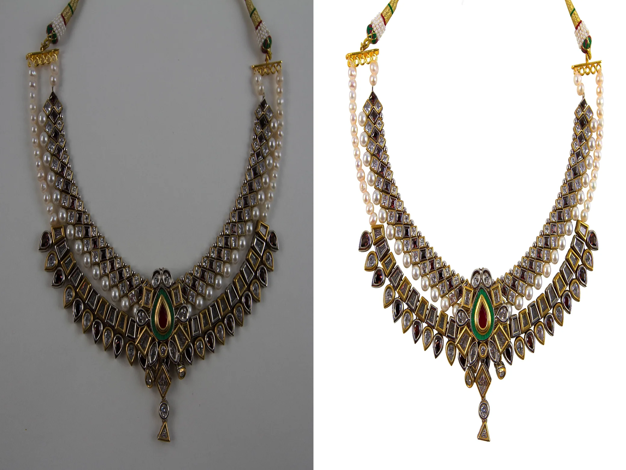 Complex clipping path with removing background