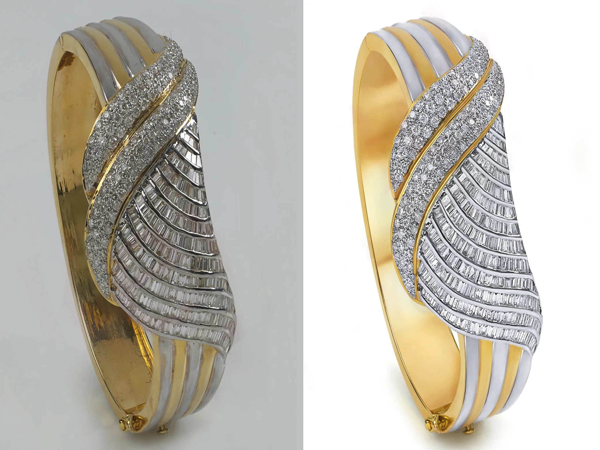Jewelry product photo retouching
