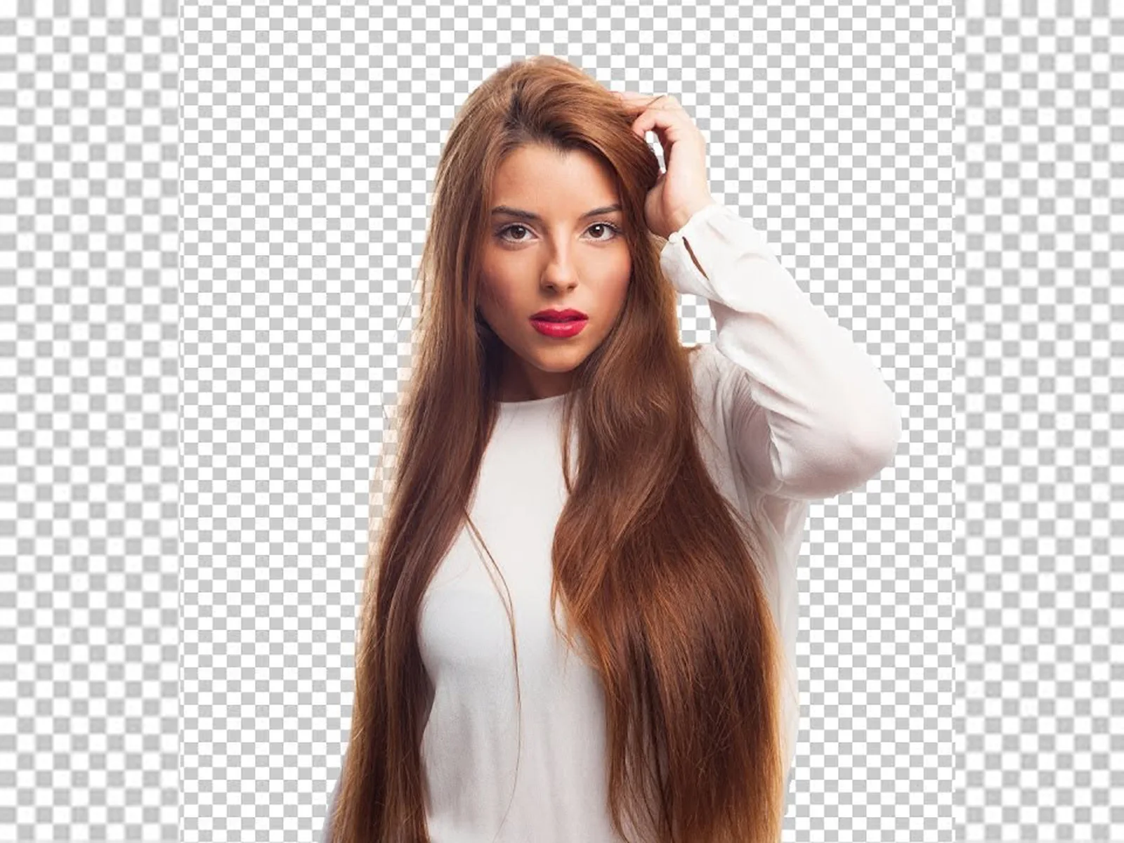 Layer masking after image