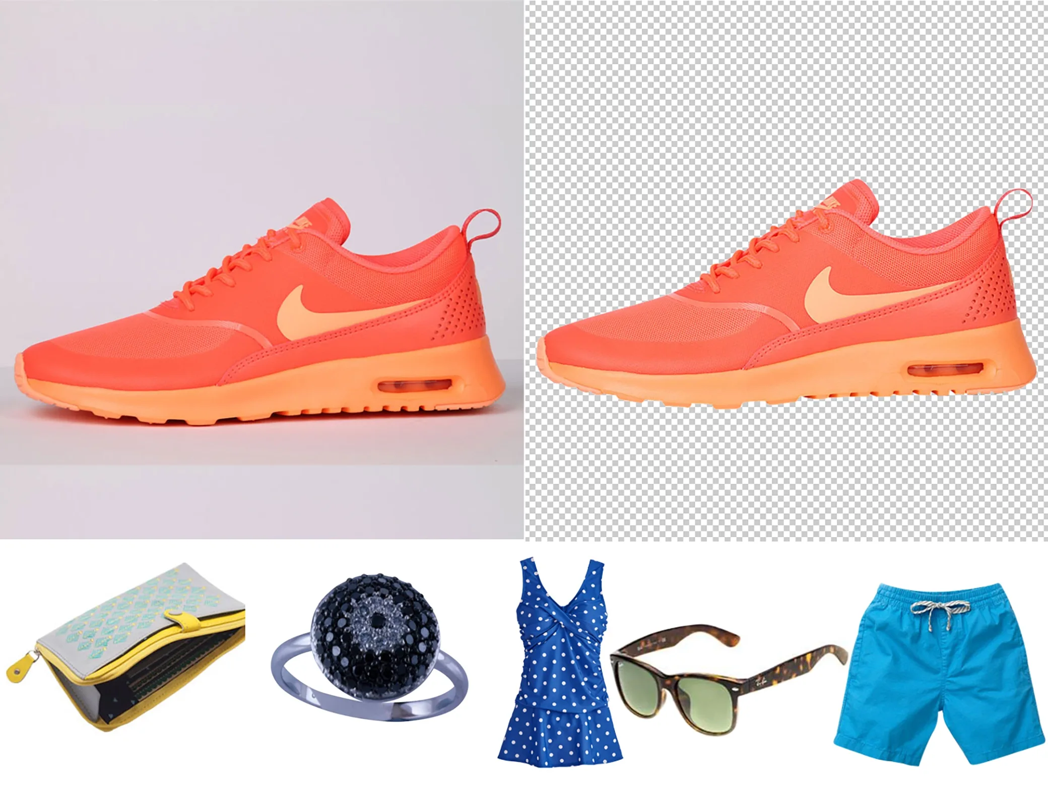 Amazon product photo editing with background remove and dust removal