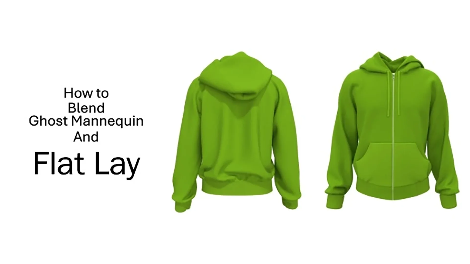 How to Blend Ghost Mannequin And Flat Lay: Hybrid Apparel Magic