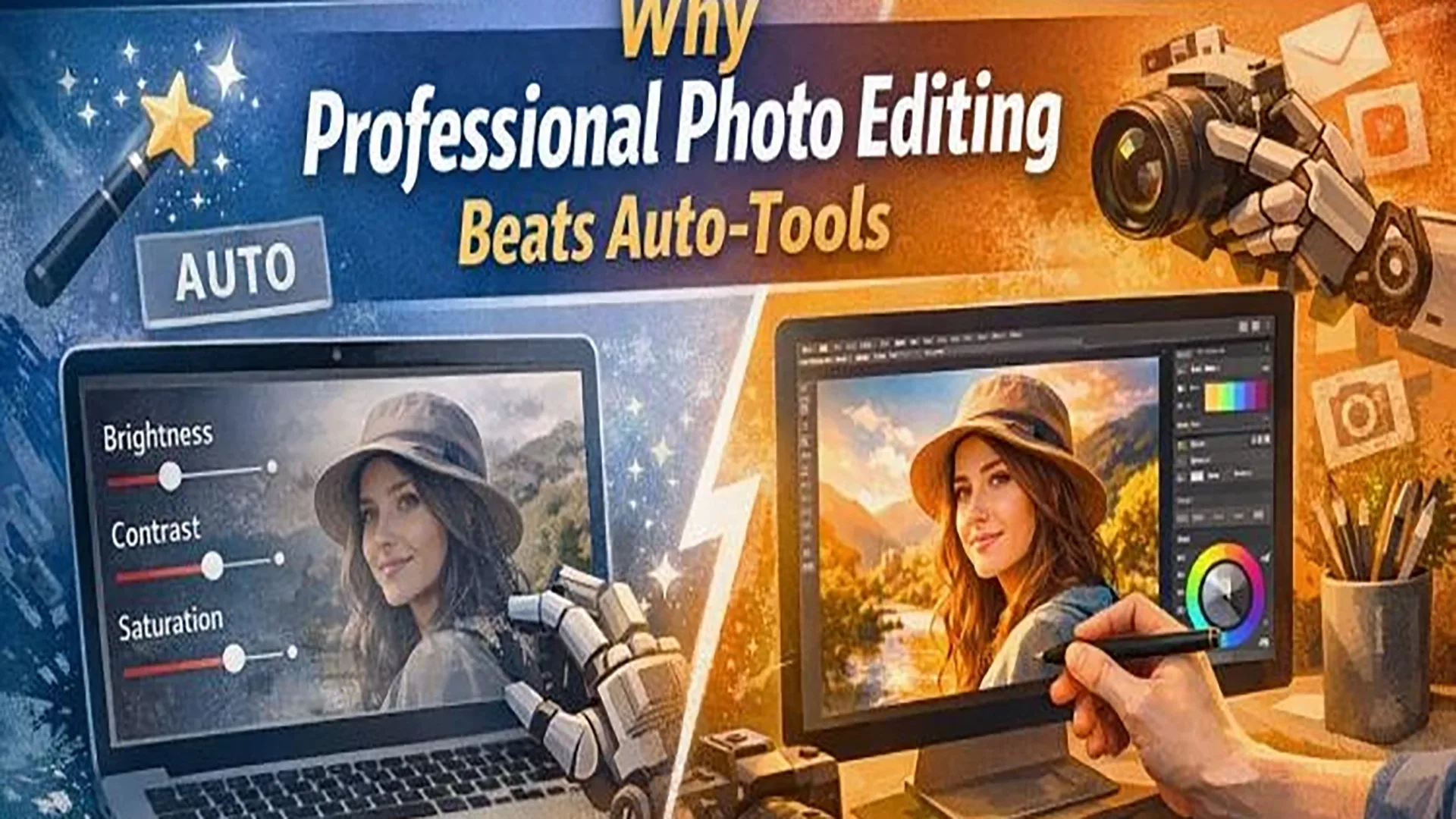 Why Professional Photo Editing Beats Auto Tools