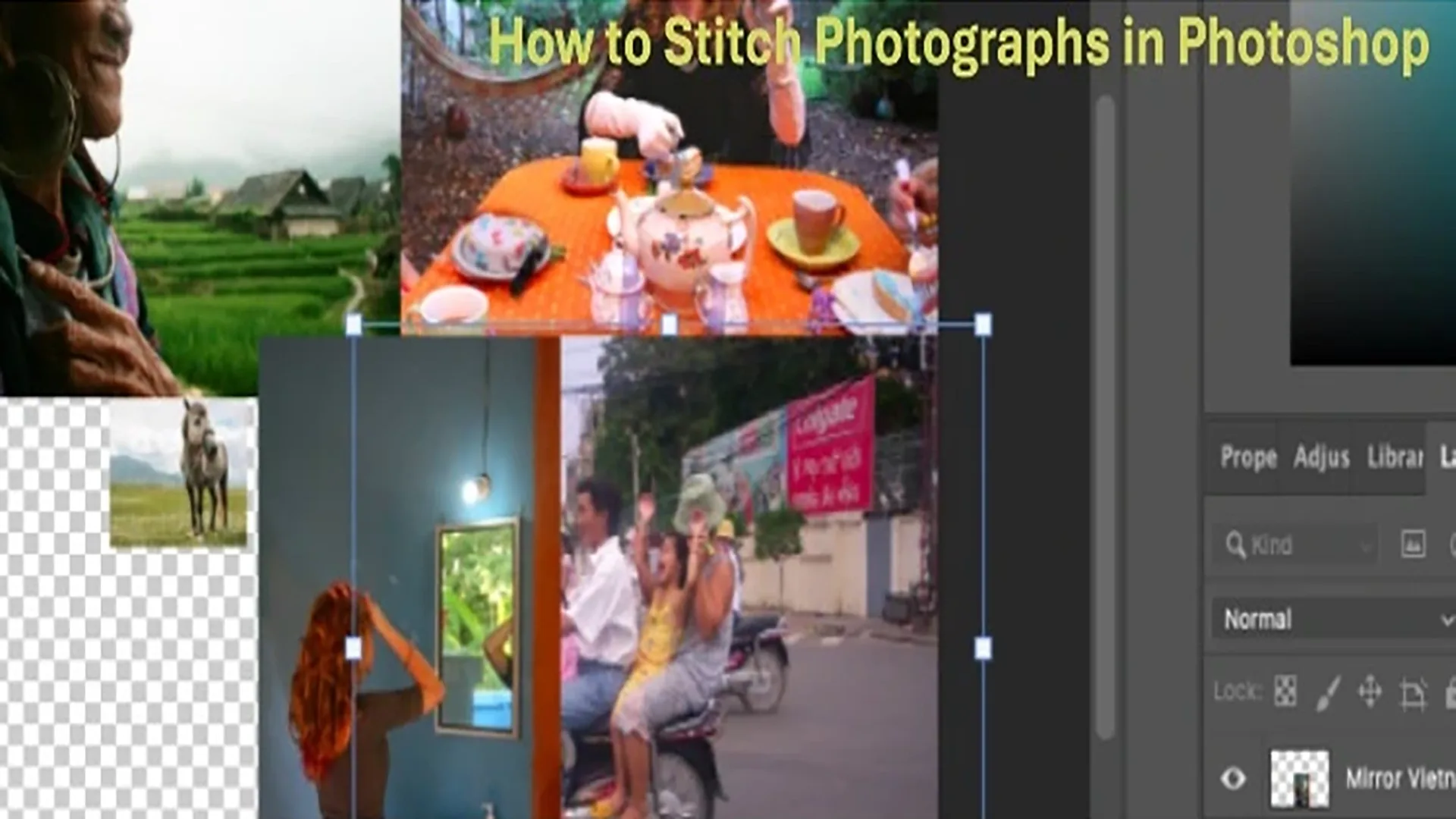 How to Stitch Photographs in Photoshop