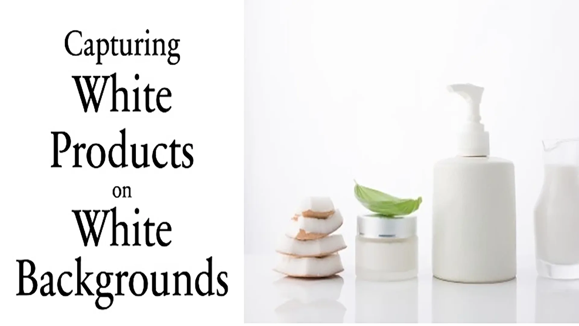 Capturing White Products on White Backgrounds: Master Techniques