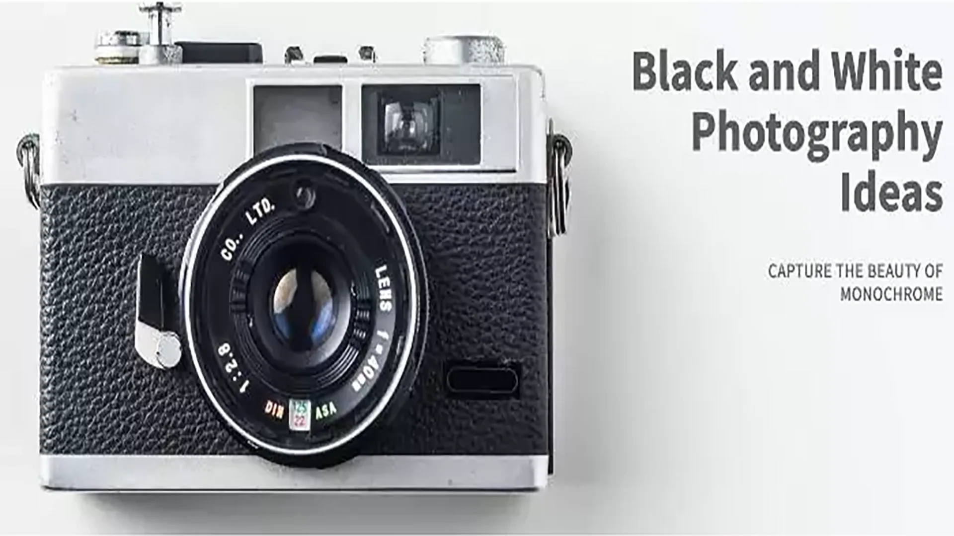 Black and White Photography Ideas