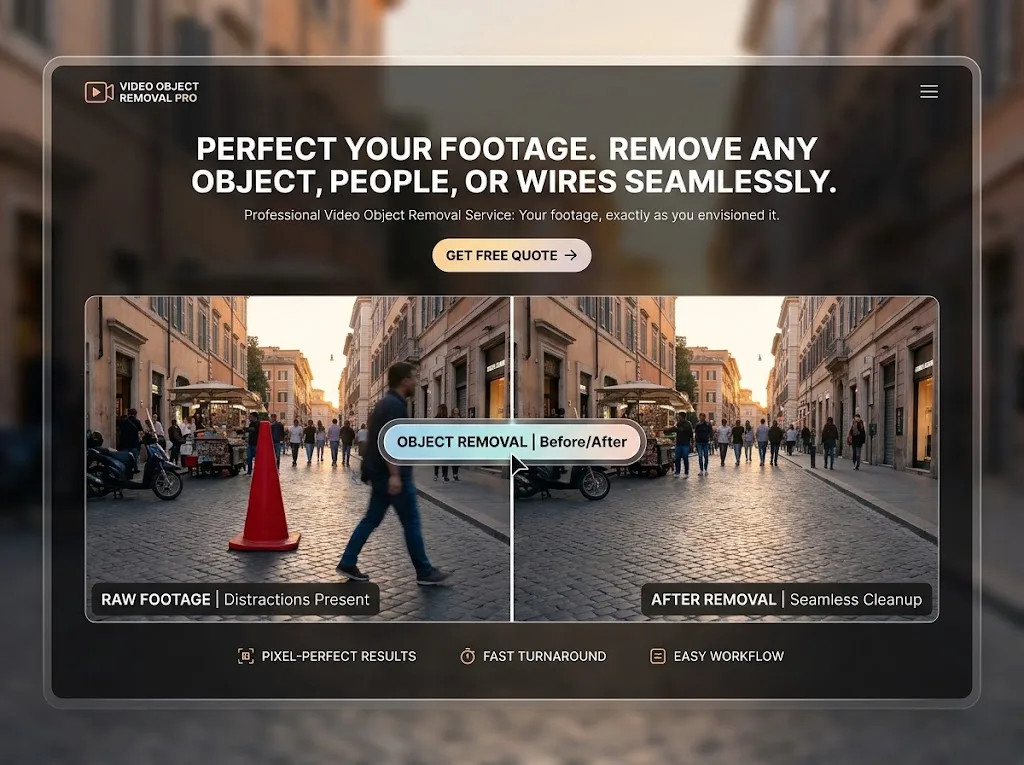 Video Object Removal Service Featured image of video object removal service