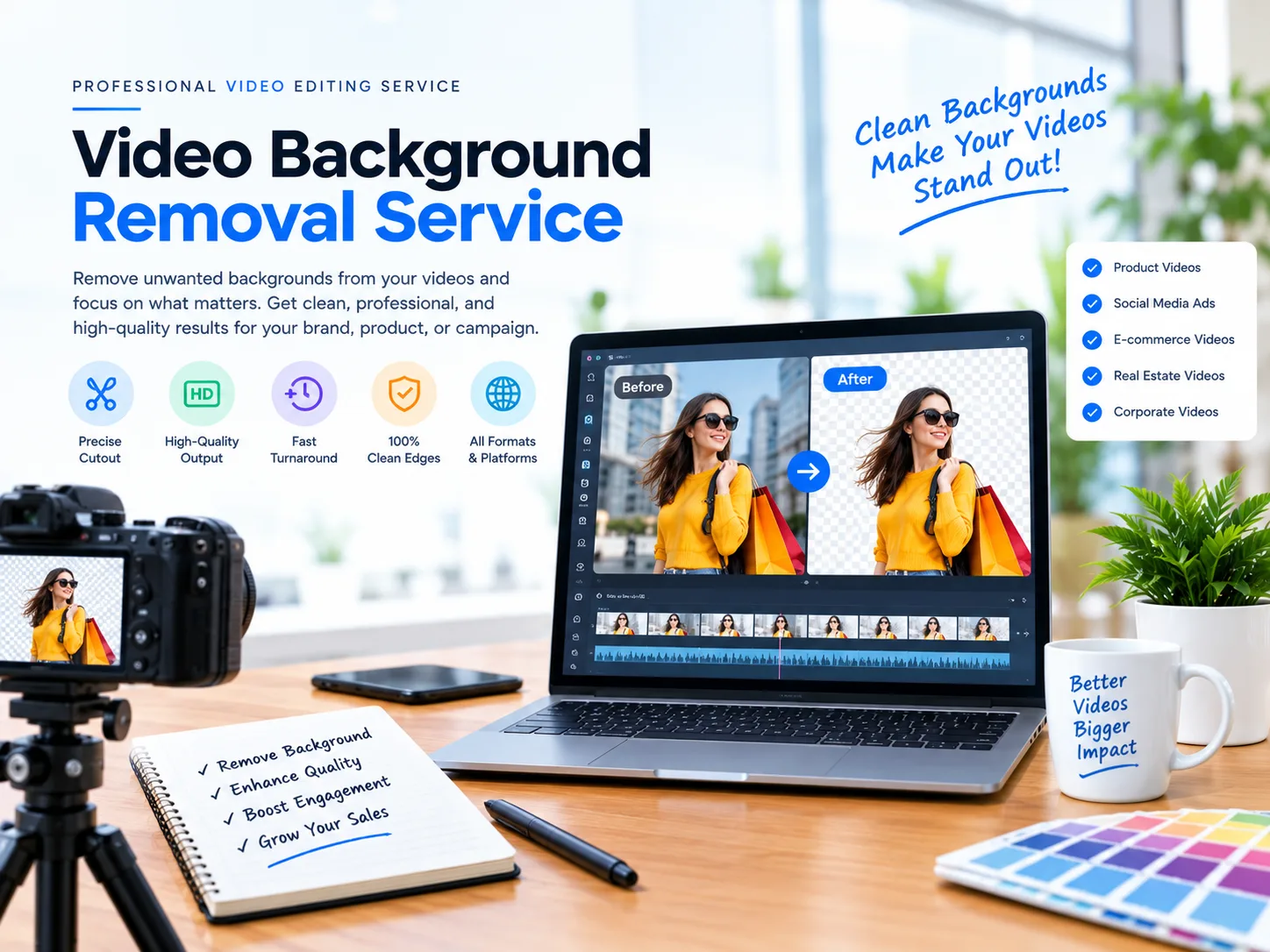 Video Background Removal Service Featured image of video background removal image